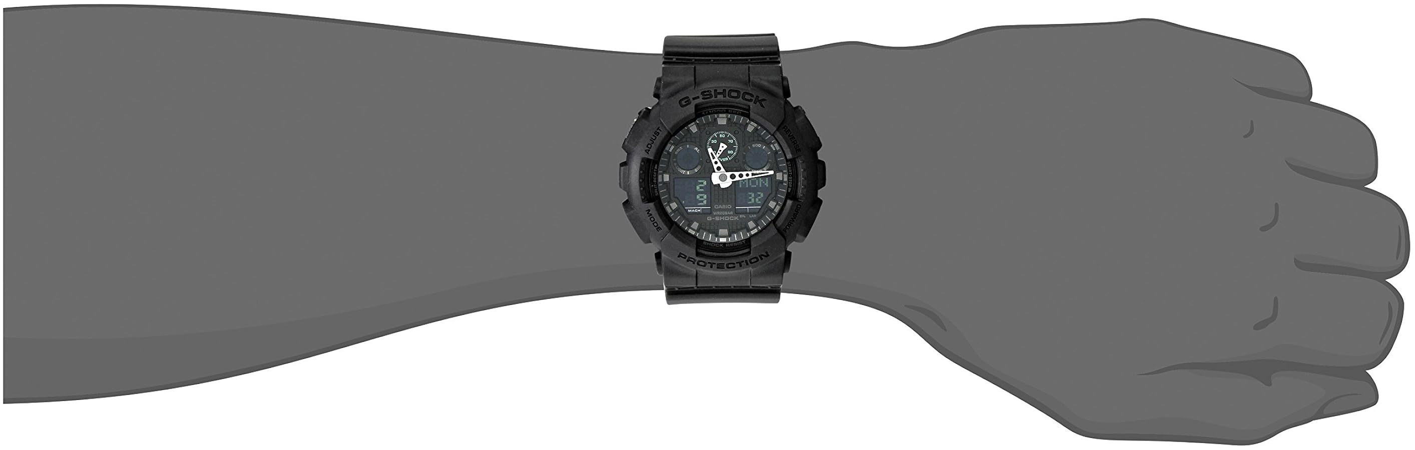 Amazon.com: Casio GA100MB-1ACR Military Series G-Shock : G